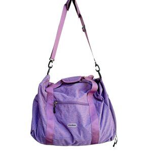 Modase Purple Duffle/Weekender Travel Bag With Adjustable Shoulder Strap & Multi